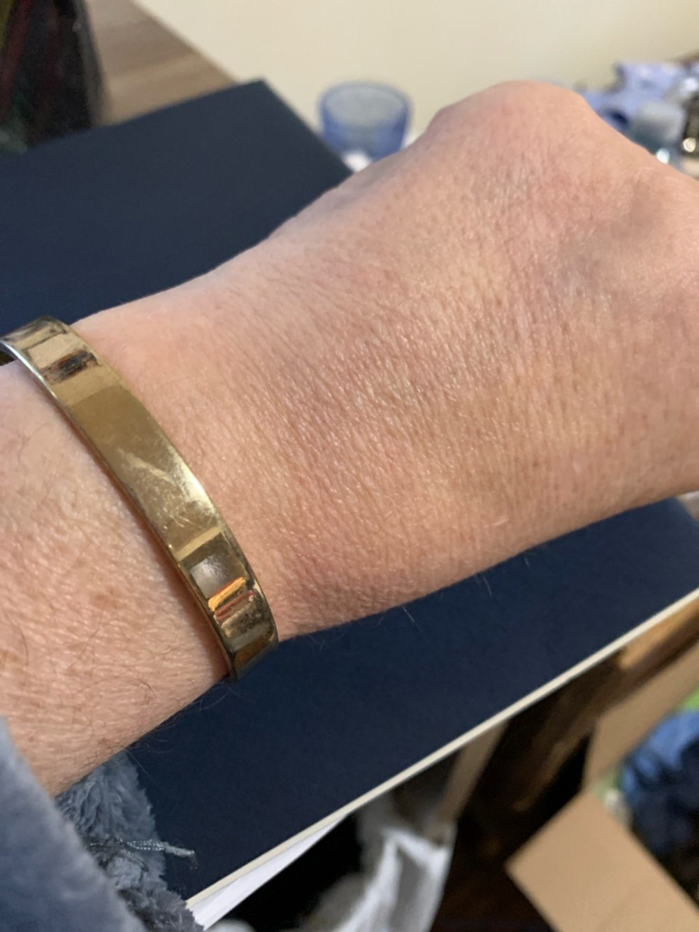 Classic Gold-Tone Women’s Cuff Bracelet